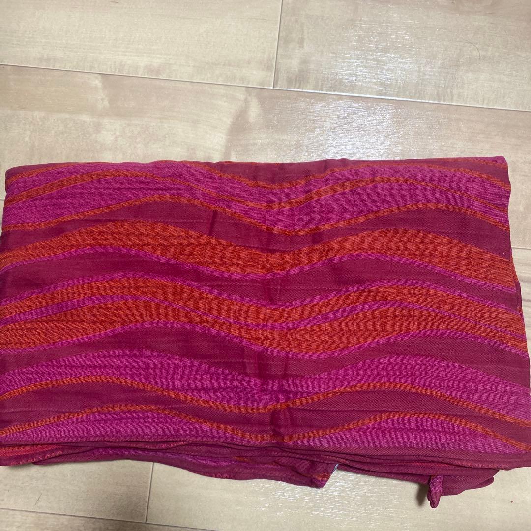 ベビーラップ　ディディモス　赤い波　5号（M）