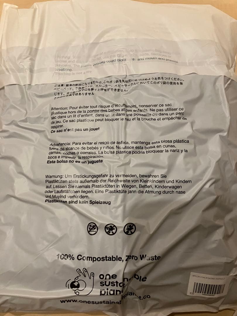 未開封 ENNOY 25AW PADDED NYLON COACH JACKET