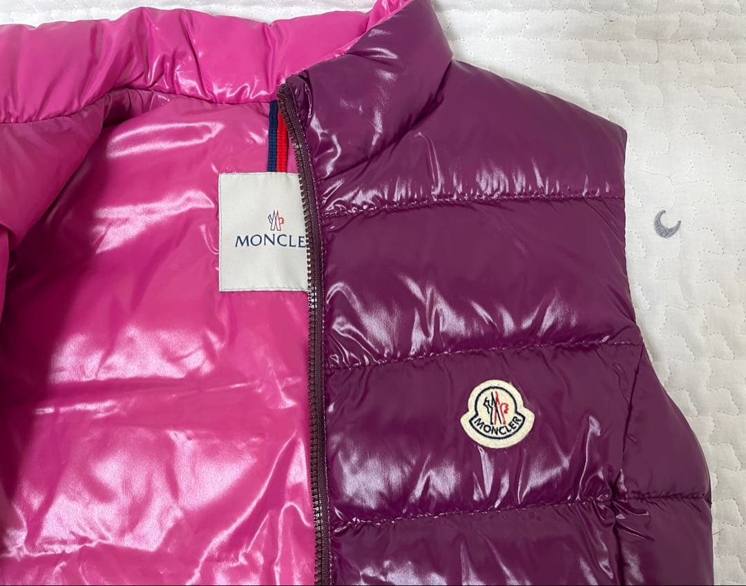 【未使用品】MONCLER モンクレール ワインレッド GHANY ダウンベスト