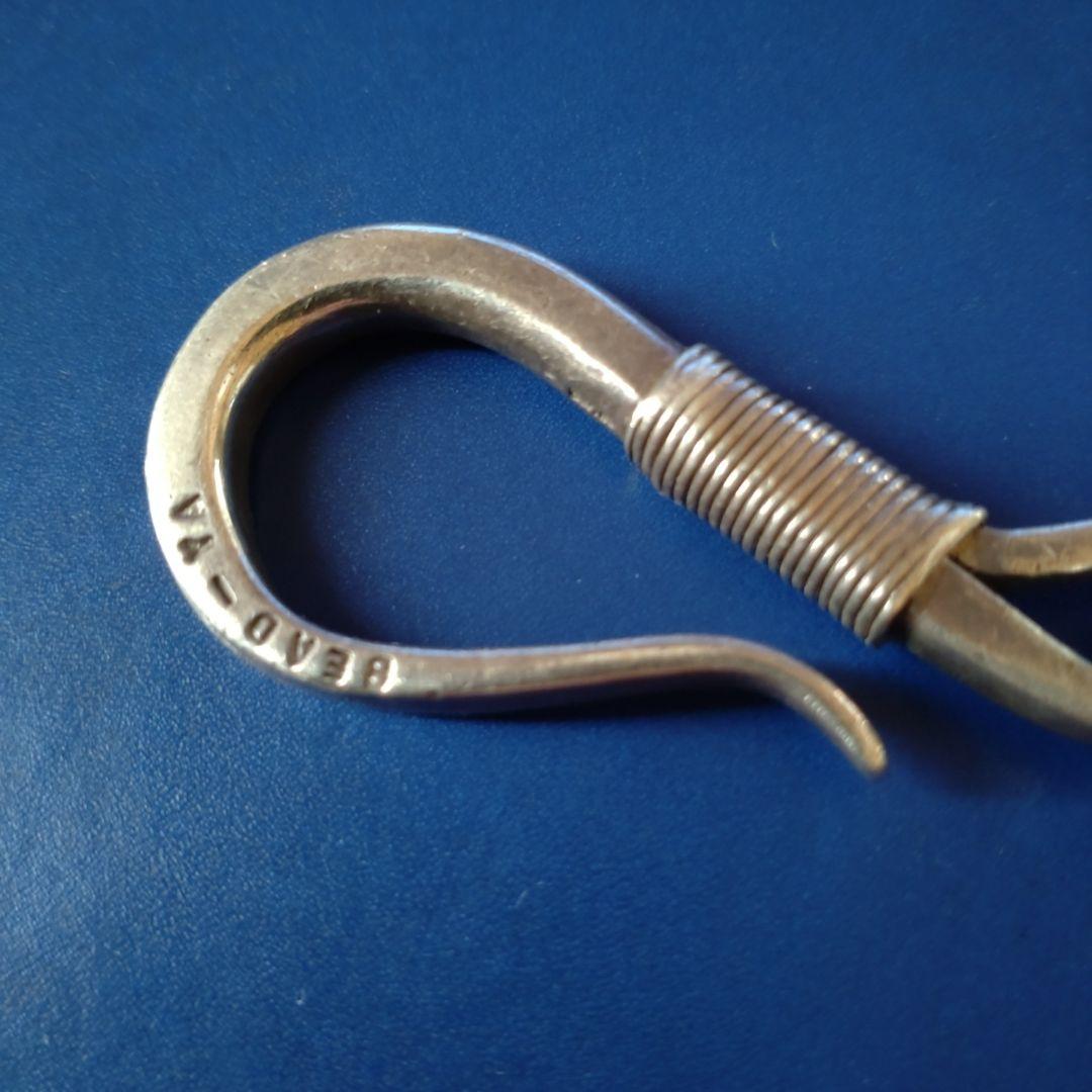 本日限定価格　ビーズ屋公ちゃん　シルバー　キーホルダー