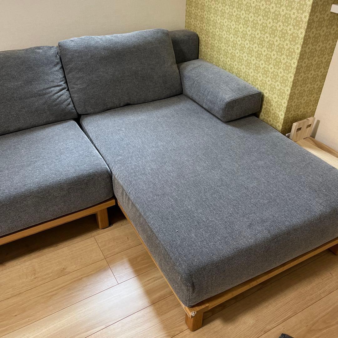 sieve ソファrect unit sofa ワイドタイプ　グレー