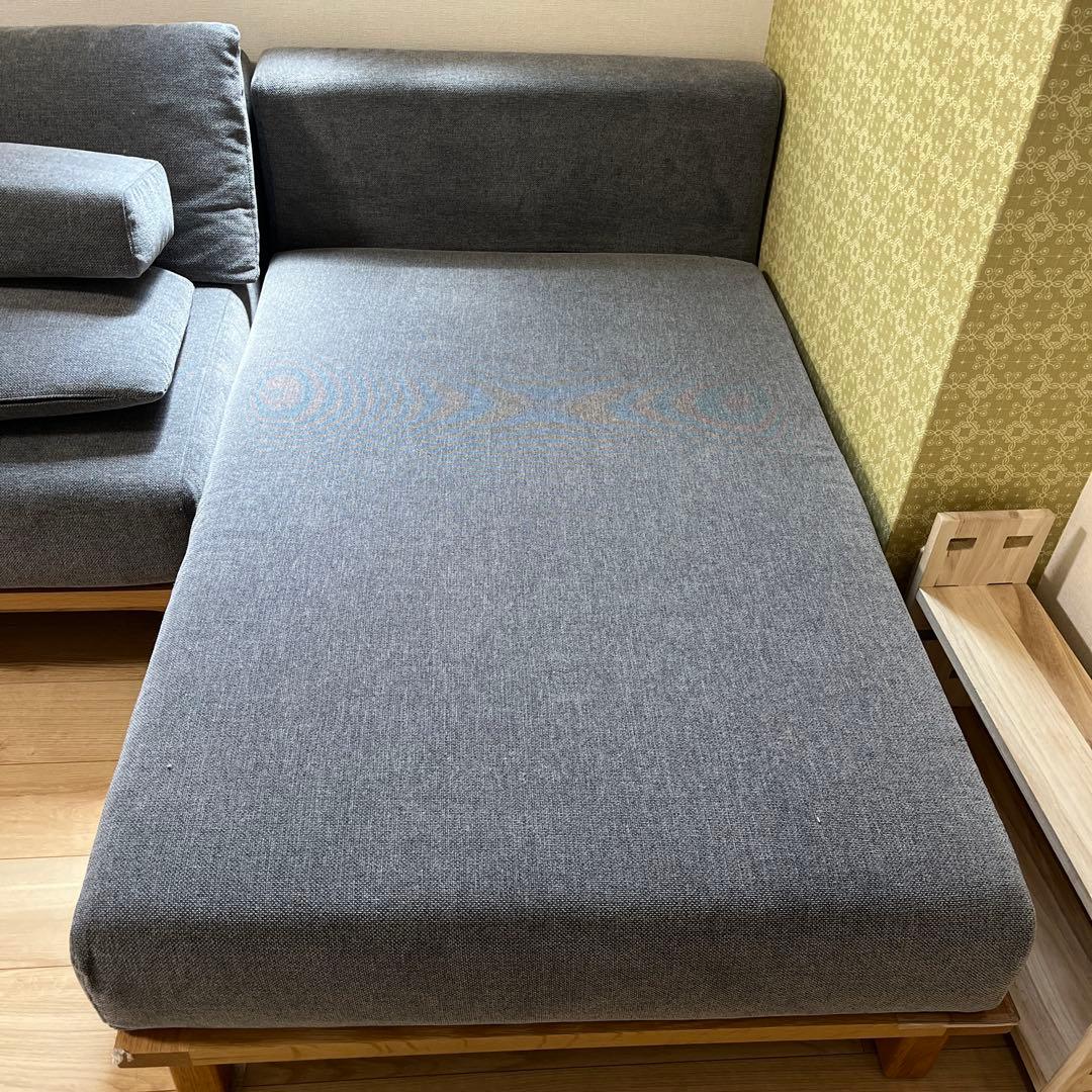 sieve ソファrect unit sofa ワイドタイプ　グレー