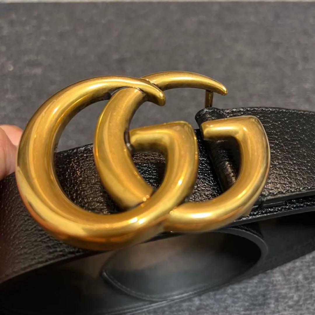 【ekページ】GUCCI レザーベルト ggベルト