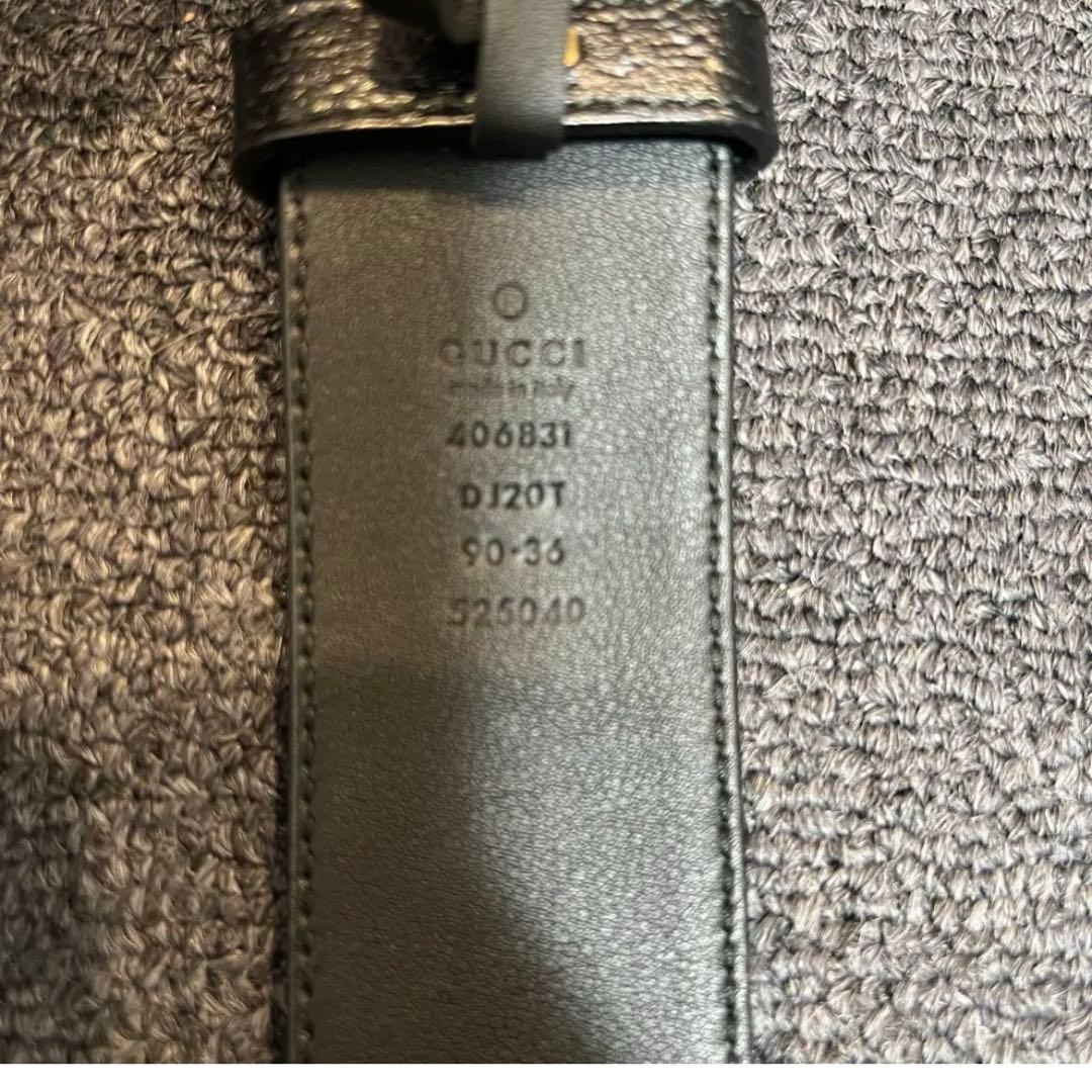 【ekページ】GUCCI レザーベルト ggベルト