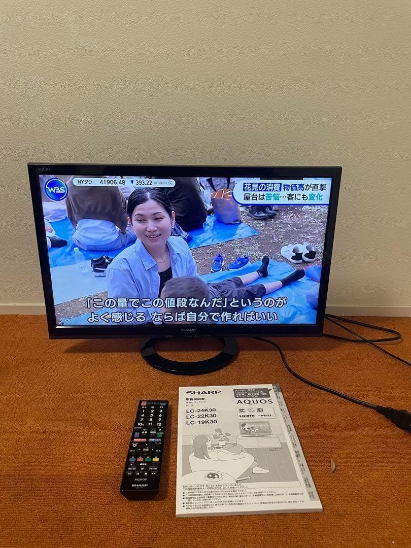 SHARP 液晶テレビ 24V型外付けHDD対応 LC-24K30