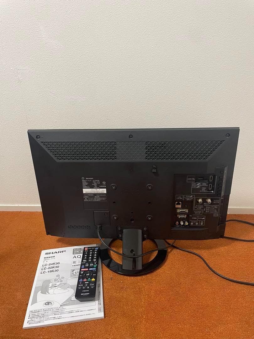 SHARP 液晶テレビ 24V型外付けHDD対応 LC-24K30