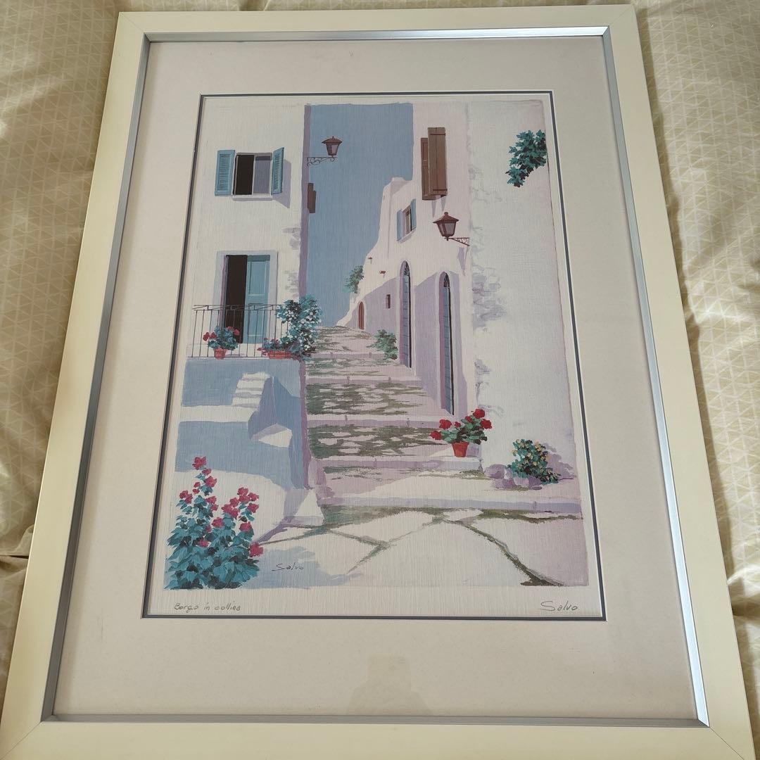 【SALVO サルボ】Borgo in collina (階段)白フレーム