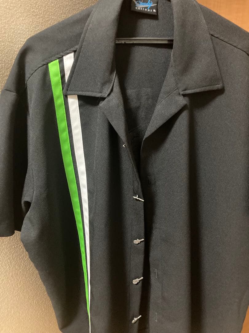 ストレイキャッツ刺繍スカジャン　ボーリングシャツ