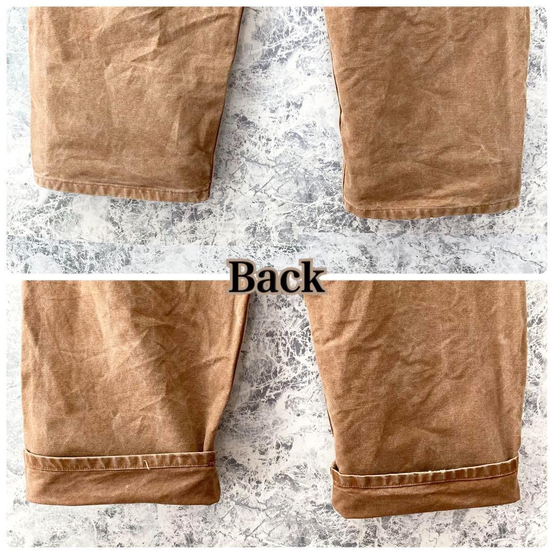 メキシコ製 カーハート 古着 ダック地 ダブルニー オーバーオール 極太 00s