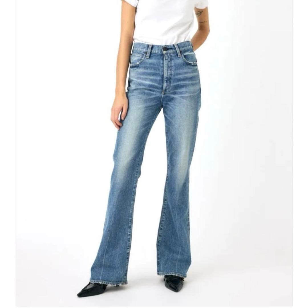 【大人気】マウジー MVS FLARE デニムパンツ 25 w25 フレアデニム