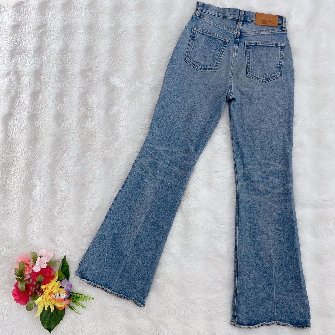 【大人気】マウジー MVS FLARE デニムパンツ 25 w25 フレアデニム