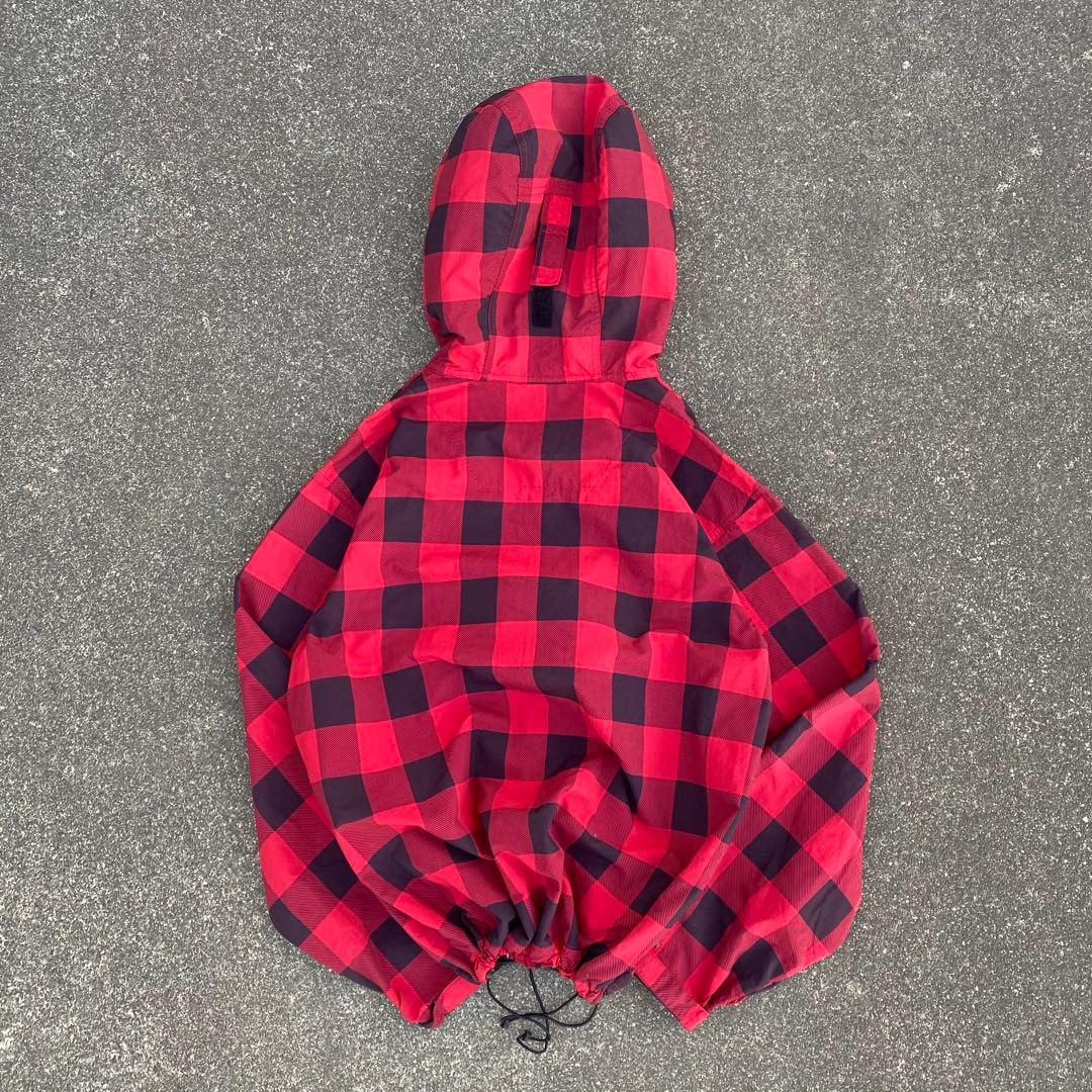 00s Columbia 短丈 shell jacket テック系 チェック