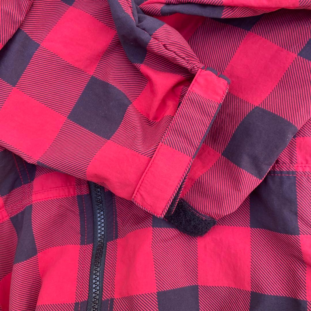 00s Columbia 短丈 shell jacket テック系 チェック