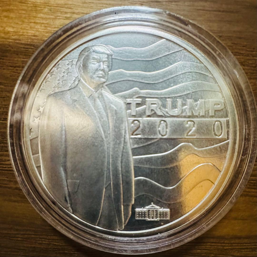 トランプ大統領　1オンス 銀貨　trump2020