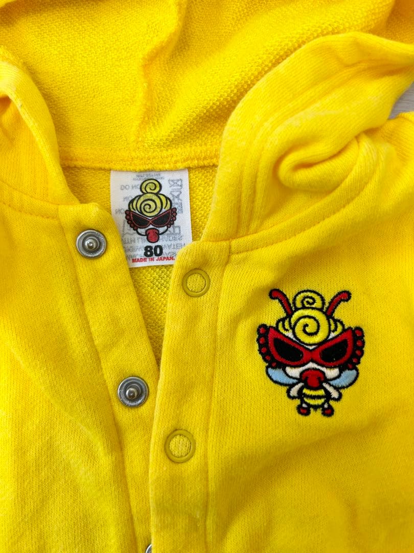 【ほぼ未使用HYSTERIC GLAMOUR】蜂デザインロンパース /80cm