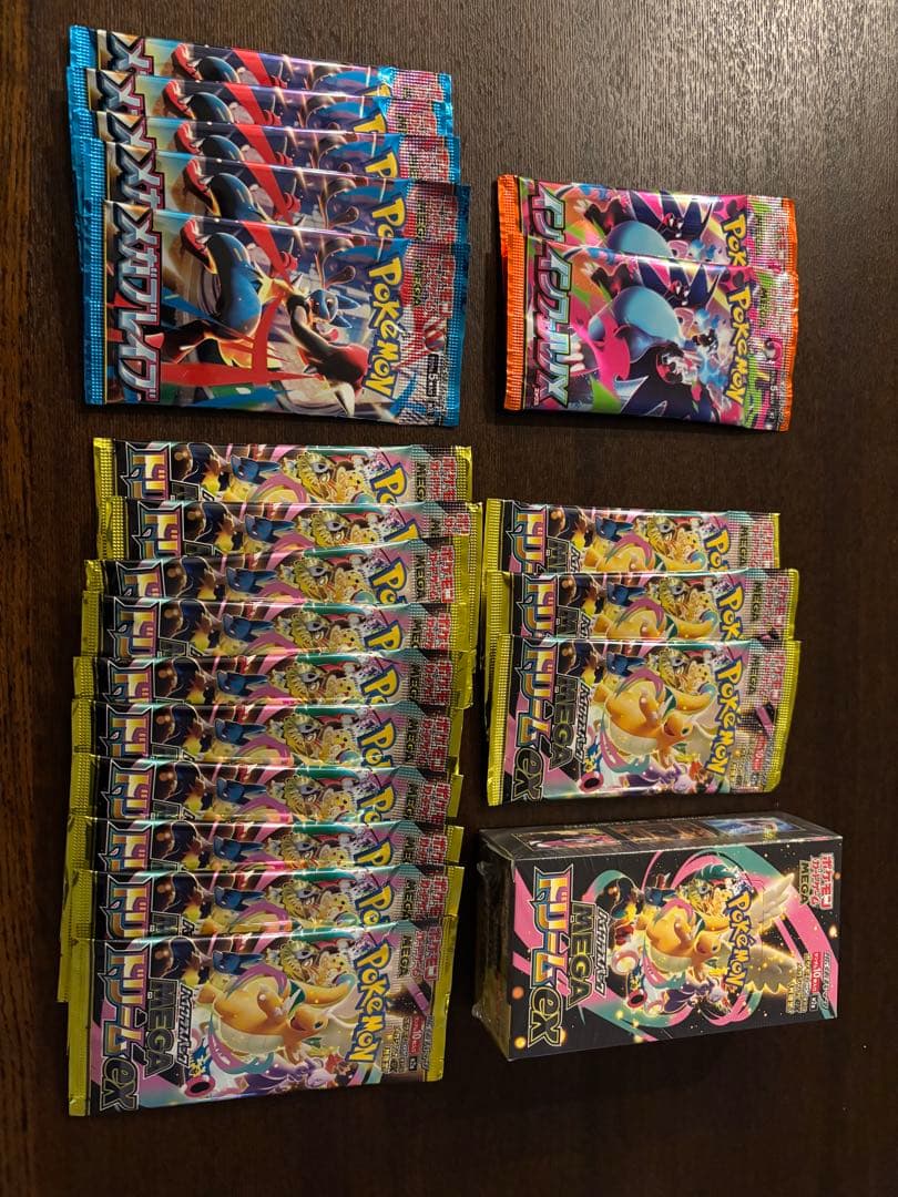 ポケモンカード MEGAドリームEXボックス シュリンク付きバラパック×13 他