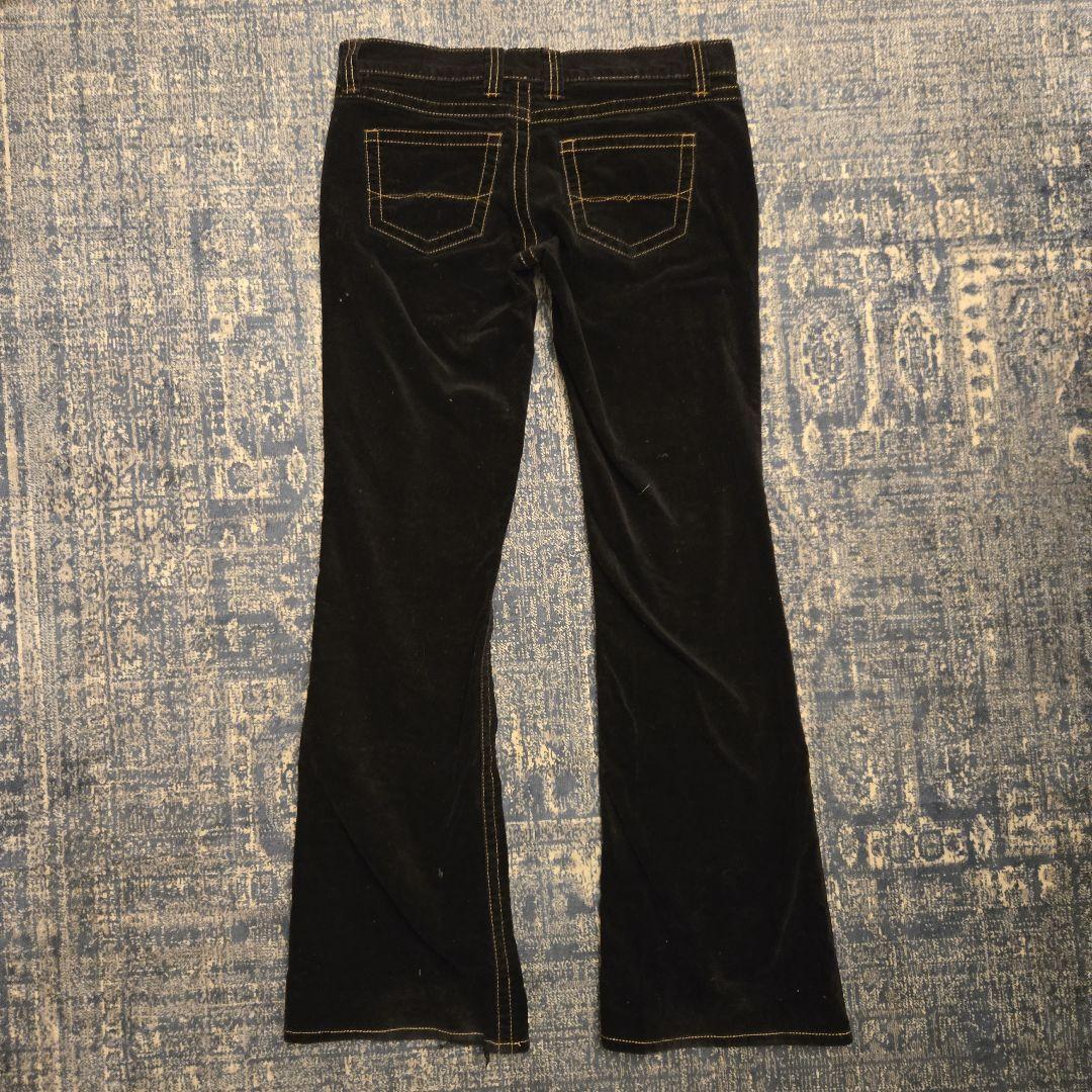 OldNavy ローライズブーツカットベロアデニム