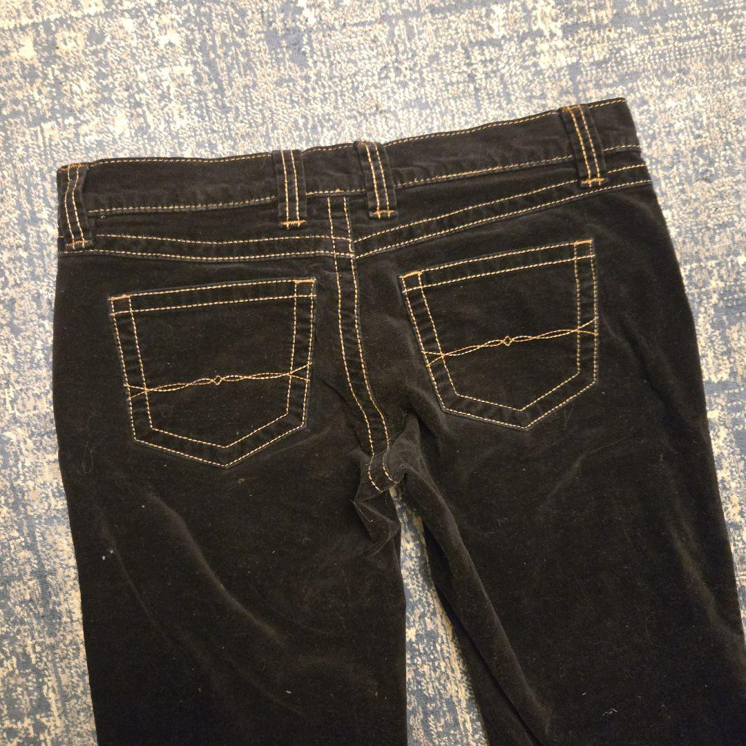 OldNavy ローライズブーツカットベロアデニム