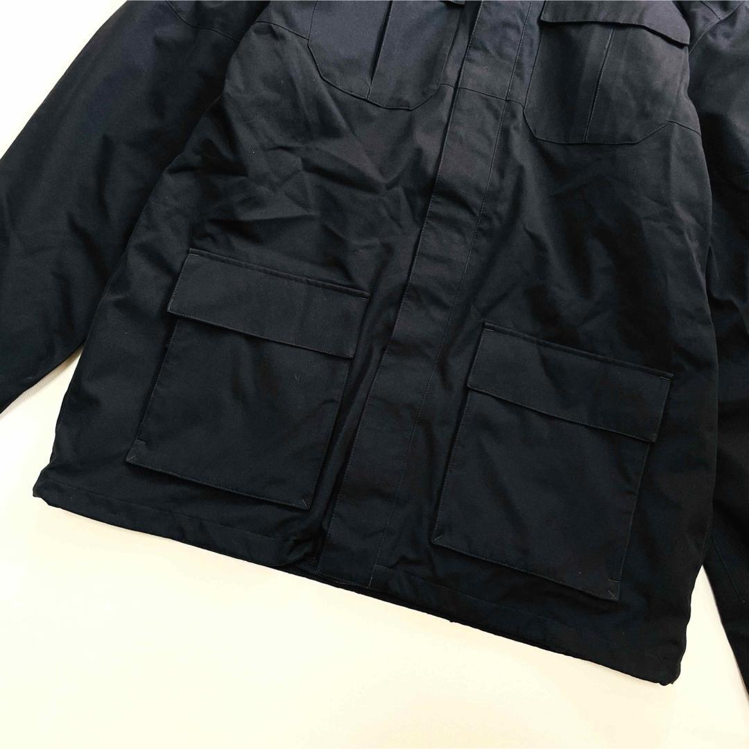 6693【美品】ボルコム　ジャケット　メンズ　XXL　無地　スノボ　ブラック