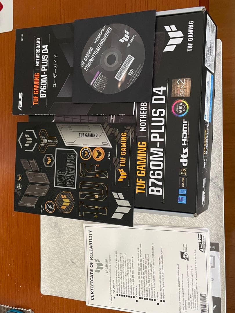 TUF GAMING B760M-PLUS D4マザーボード