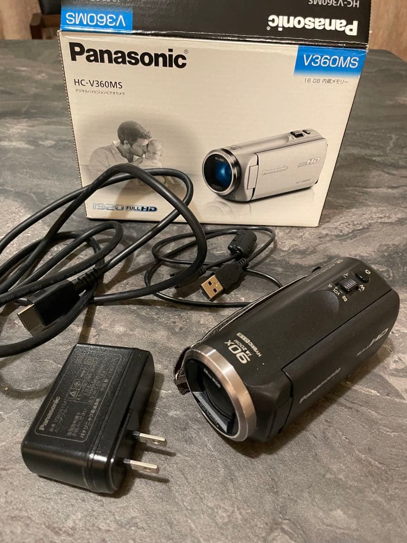 Panasonic HC-V360MS ビデオカメラ　ブラック