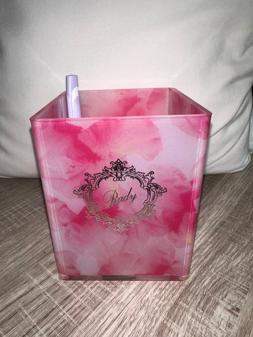 Rady マルチボックス　Mサイズ　ピンク　アイリスフラワー柄