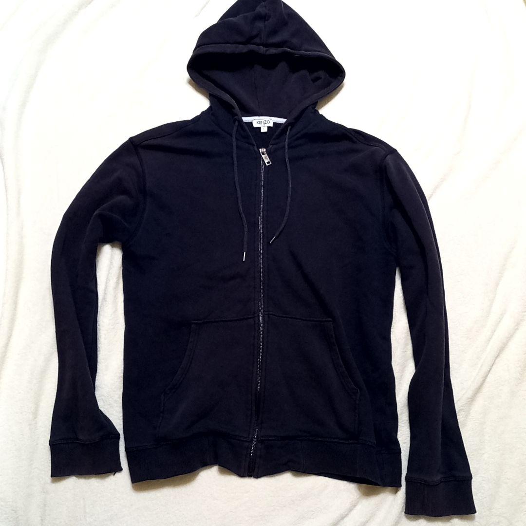 希少‼️　KENZO　ケンゾー　ジップアップ　パーカー　虎刺繍　紺