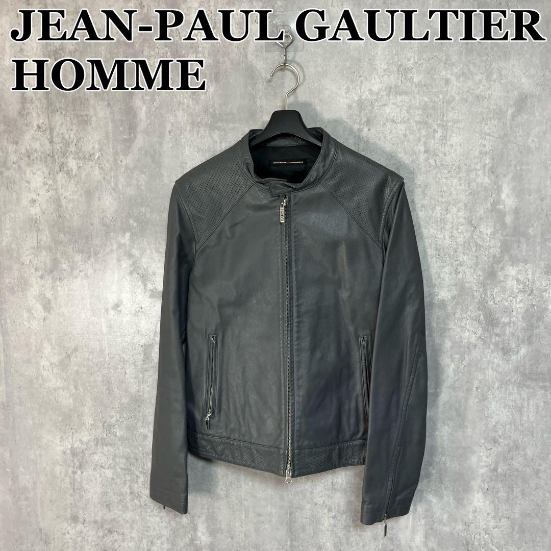JEAN-PAUL GAULTIER HOMME レザージャケット 46
