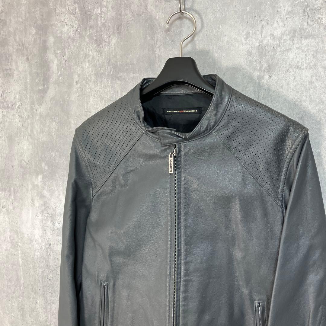 JEAN-PAUL GAULTIER HOMME レザージャケット 46