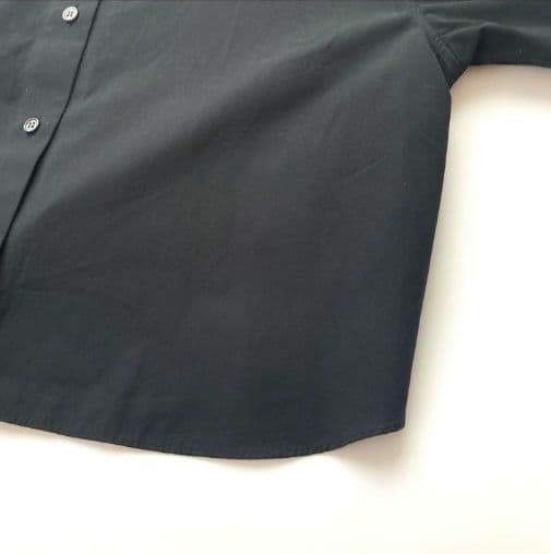 伊勢丹限定　美品　セオリーリュクス　長袖ブラウス　2023　シャツ　ブラック　黒