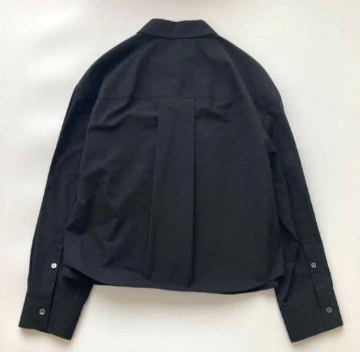 伊勢丹限定　美品　セオリーリュクス　長袖ブラウス　2023　シャツ　ブラック　黒