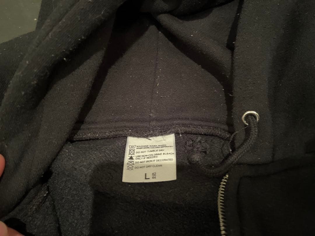 West McLaren Mercedes Benz スウェット パーカー 黒Ｌ