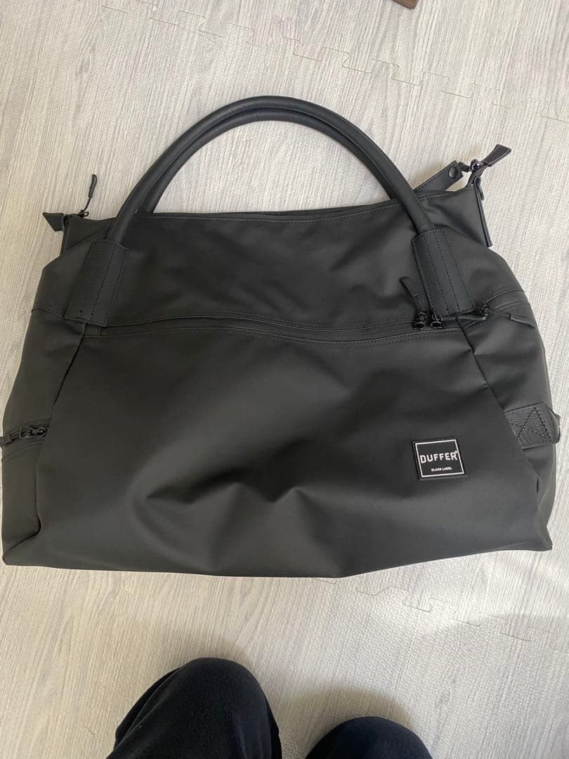 DUFFER ブラック トートバッグ