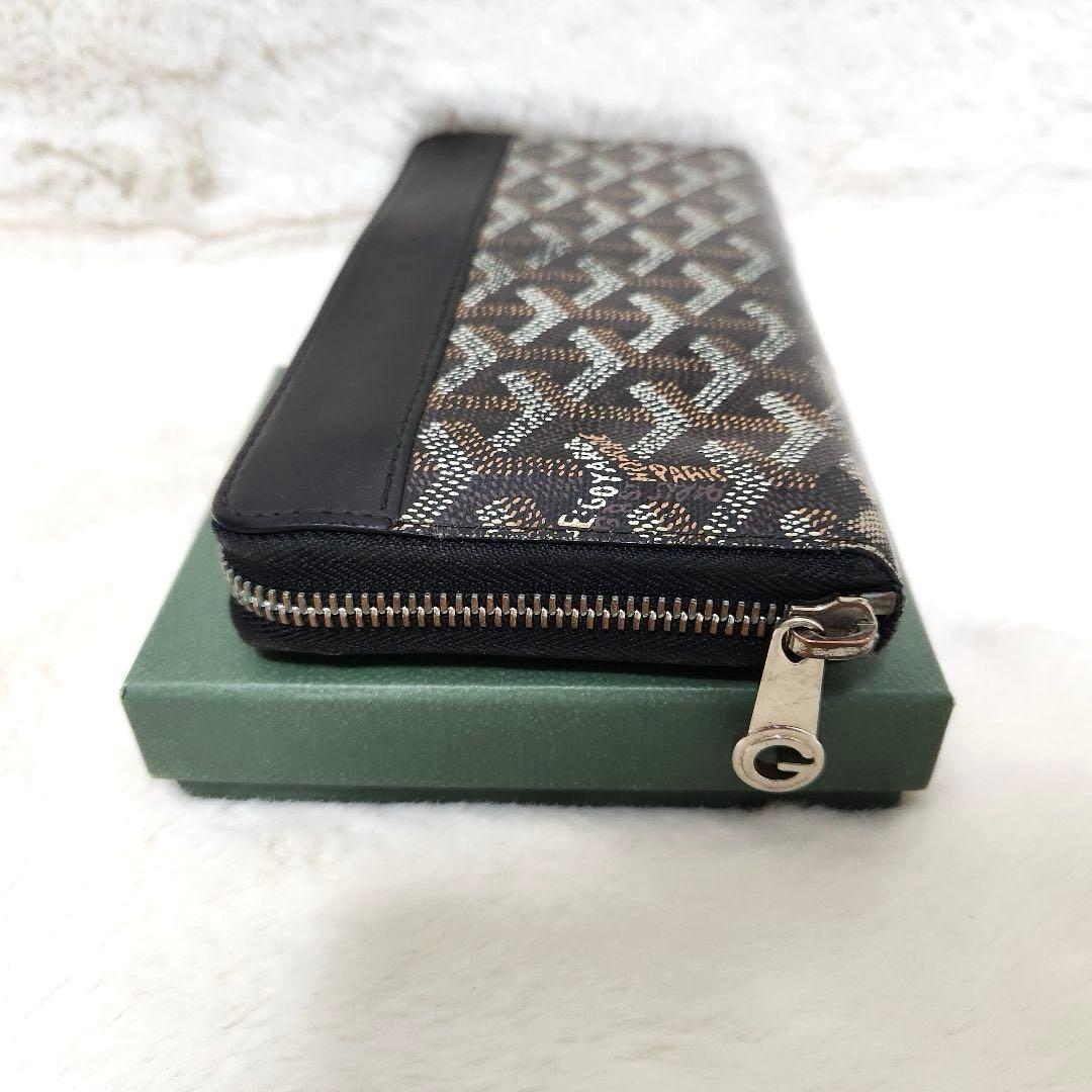 ✨美品　正規品✨ゴヤール　長財布　ラウンドファスナー　マティニョン　ブラック