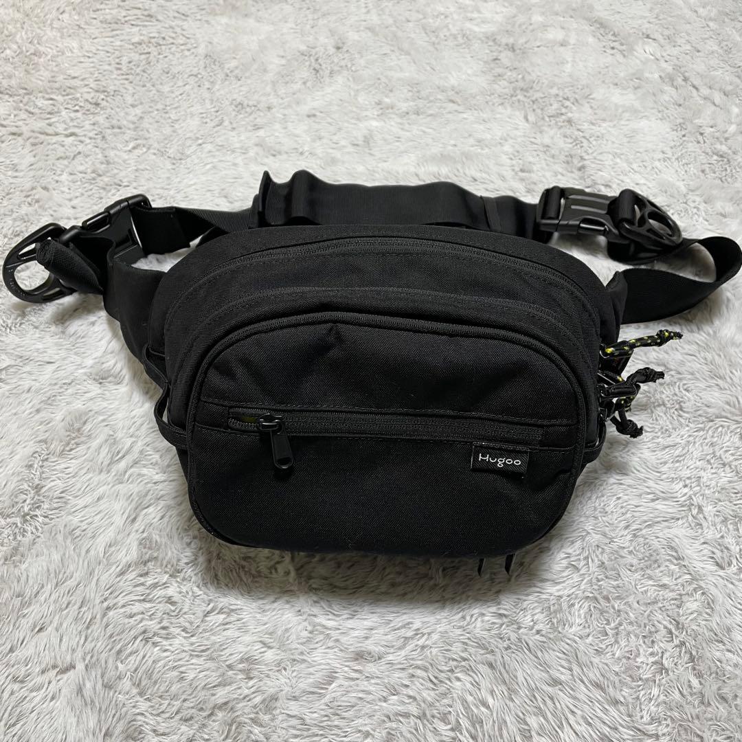 Hugoo ヒップシート　ウエストポーチ　ナイロン　コーデュラ　出産祝い