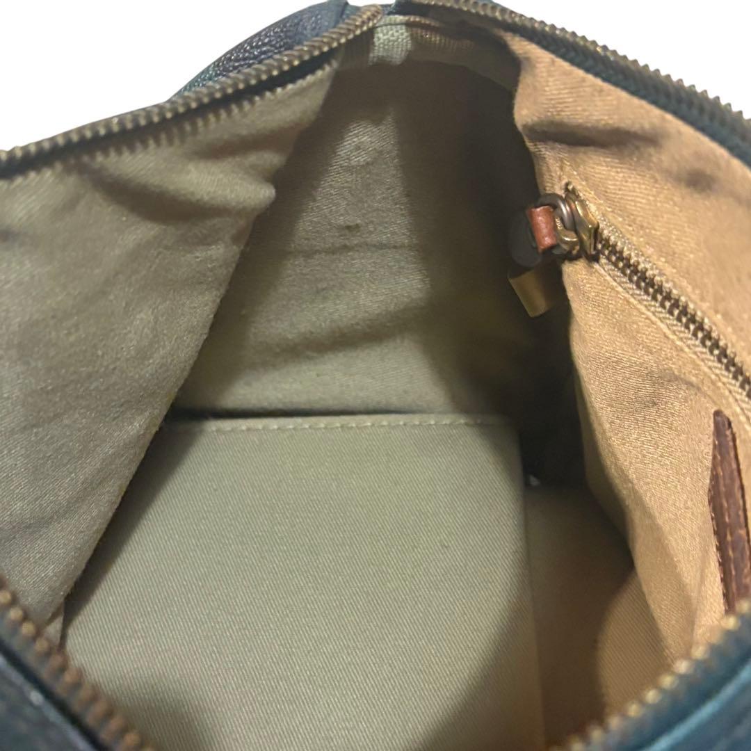 ✨️美品 ポロラルフローレン ミニボストンバッグ ブラックウォッチ PVCレザー