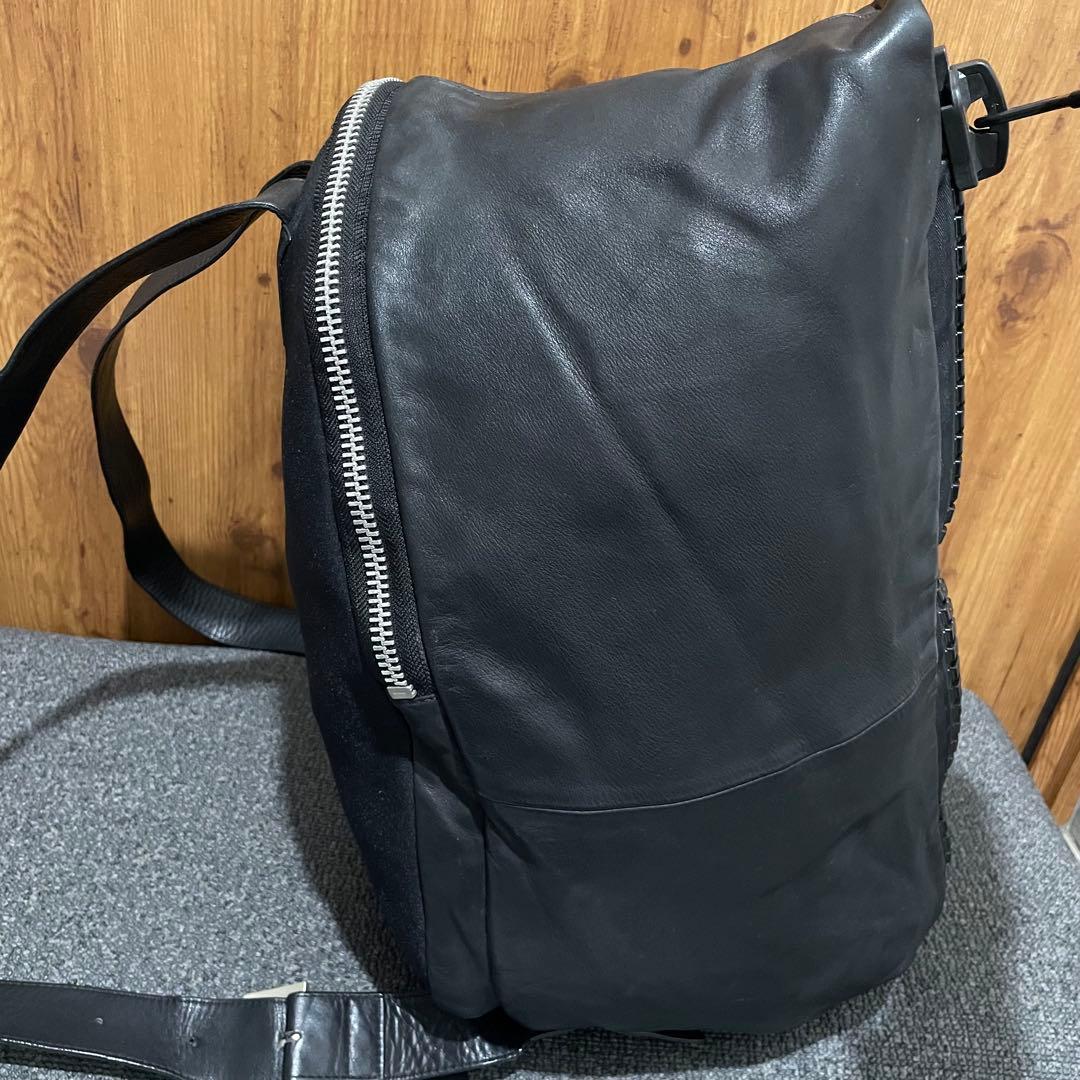 希少✨ カワカワ 25bis オールレザー リュック バックパック 黒 赤