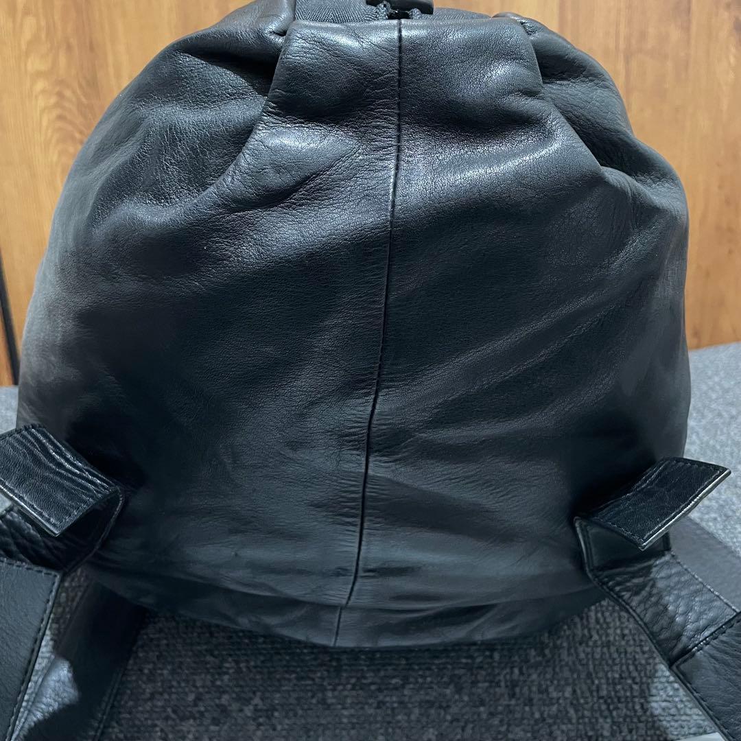 希少✨ カワカワ 25bis オールレザー リュック バックパック 黒 赤