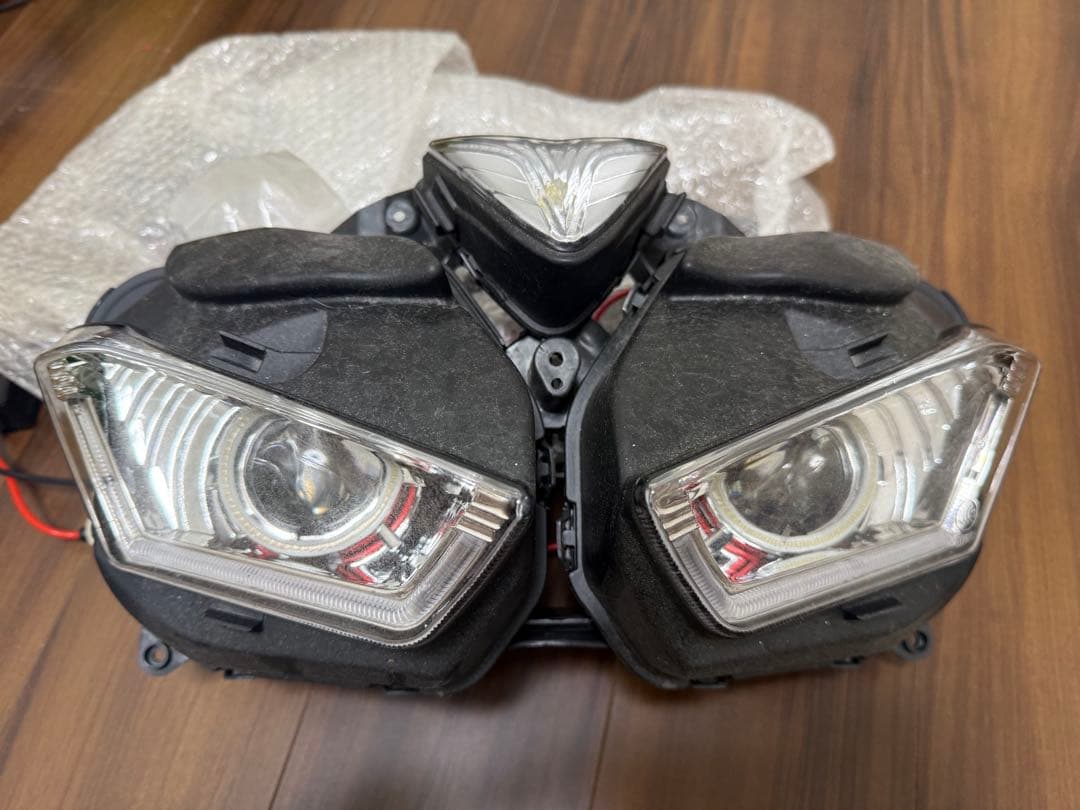 YZF-R25 RG10J カスタムヘッドライト イカリング 色変え可