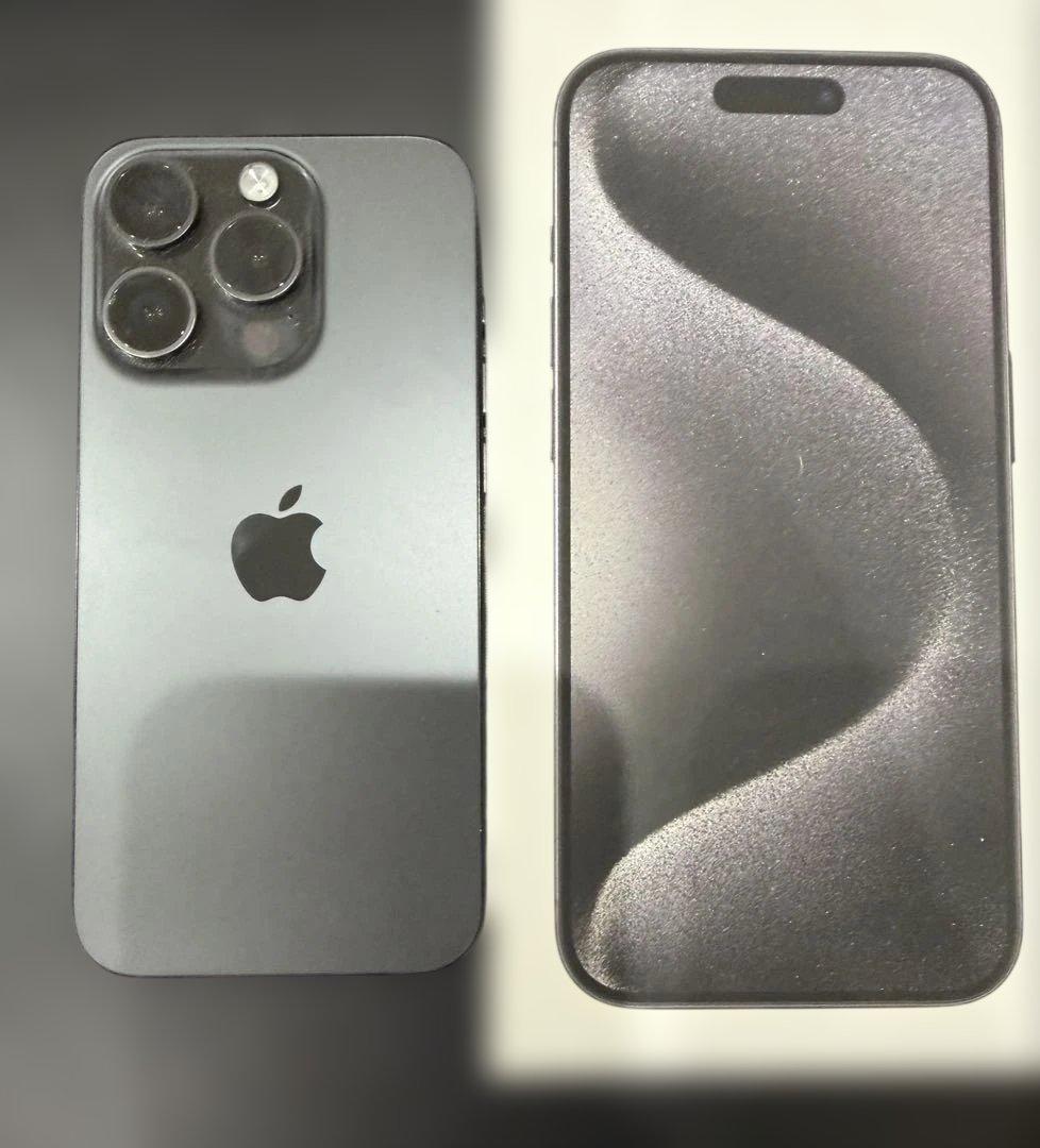 Apple iPhone 15Pro ブラックチタニウム　SIMフリー　極美品