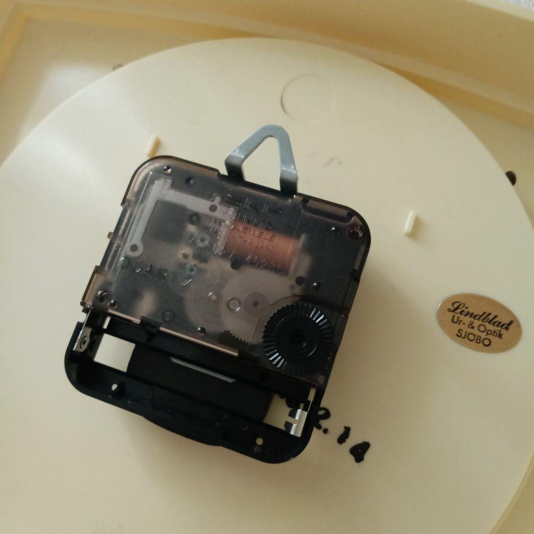 スウェーデン製 掛け時計/北欧ヴィンテージ ウォールクロック