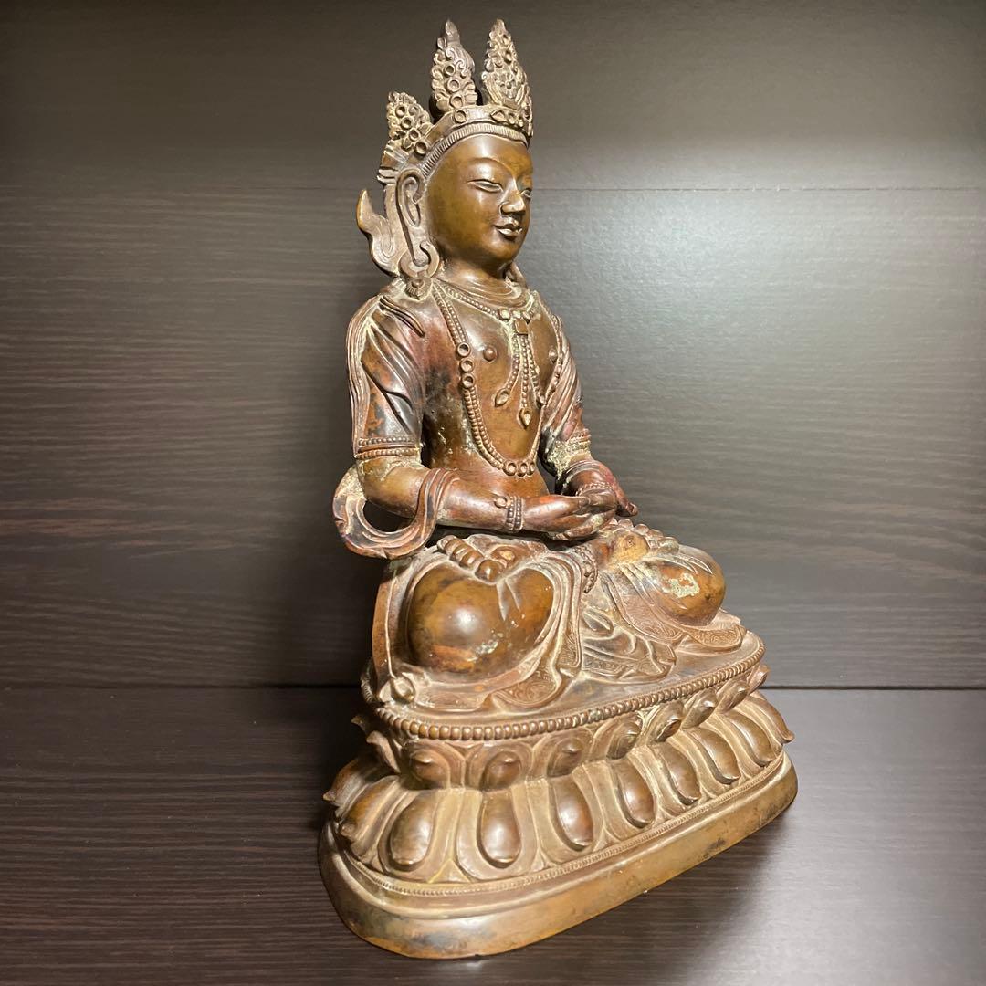 仏像　骨董　金属製