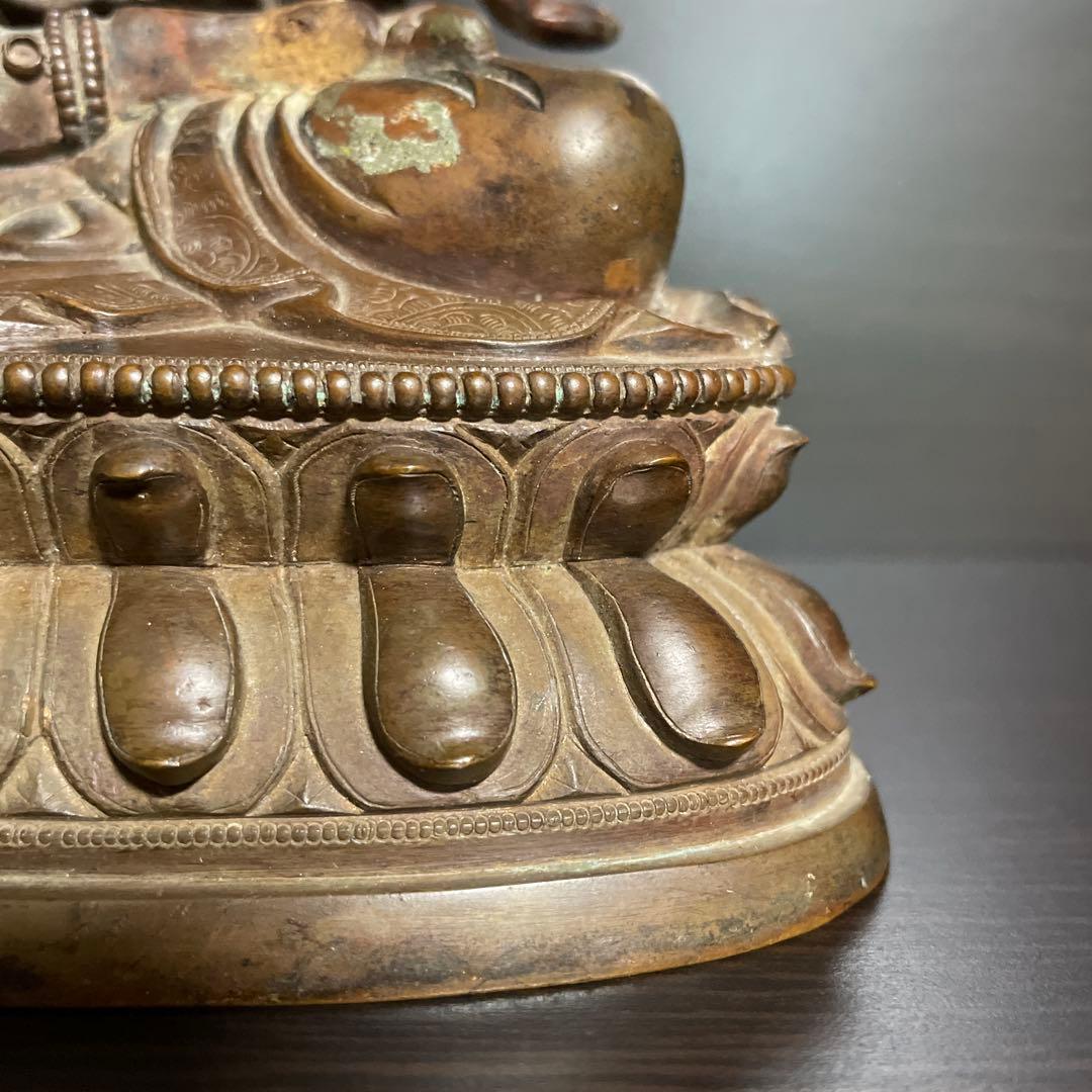 仏像　骨董　金属製