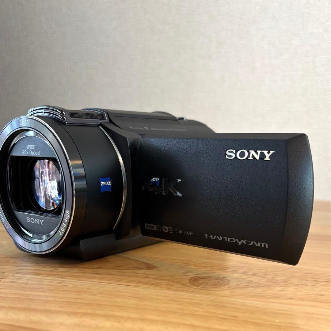 【美品】SONY FDR-AX45 4Kビデオカメラ 本体