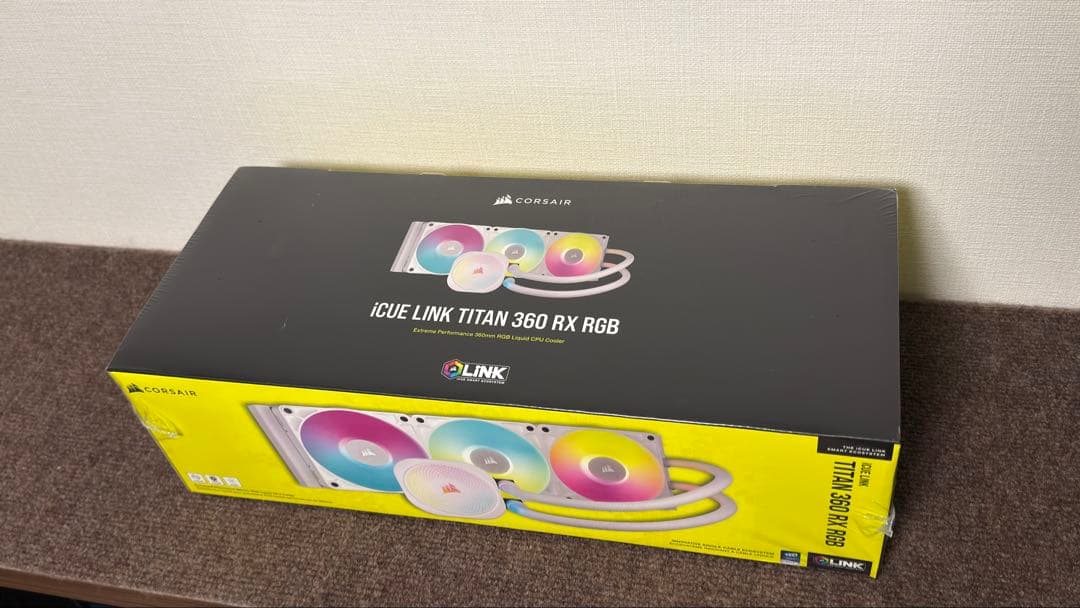 PC用ファン・クーラー CORSAIR iCUE LINK TITAN 360 RX RGB