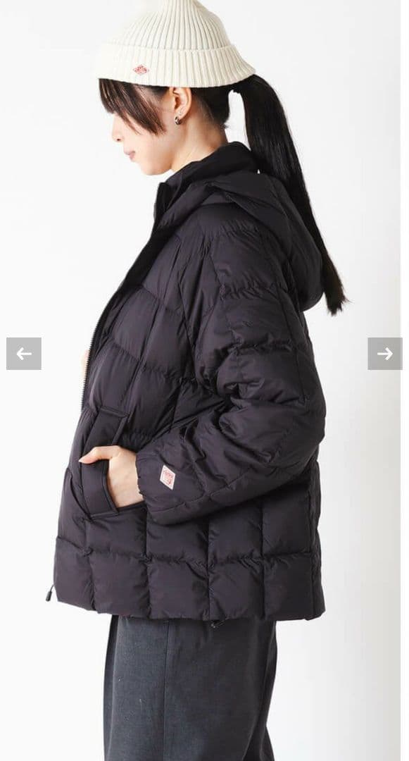 DANTN ダントンダウン 黒 新品未使用 Sサイズ ブラック