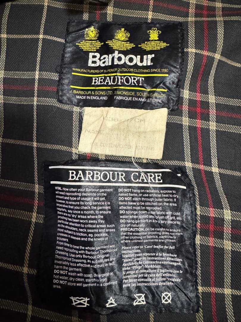 87年製 バブアー ビューフォート ジャケット