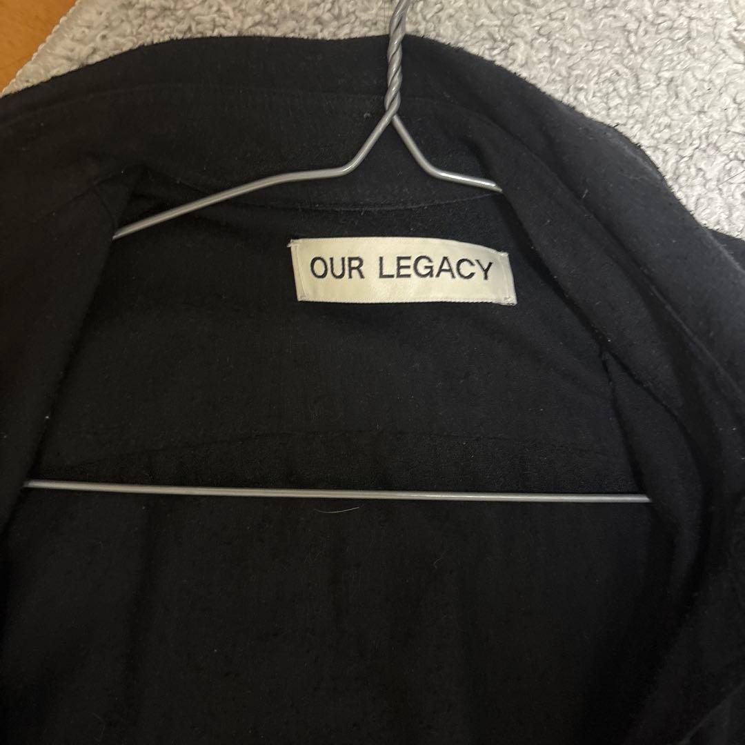 トップス OUR LEGACY CLASSIC SHIRT BLACK SILK 44
