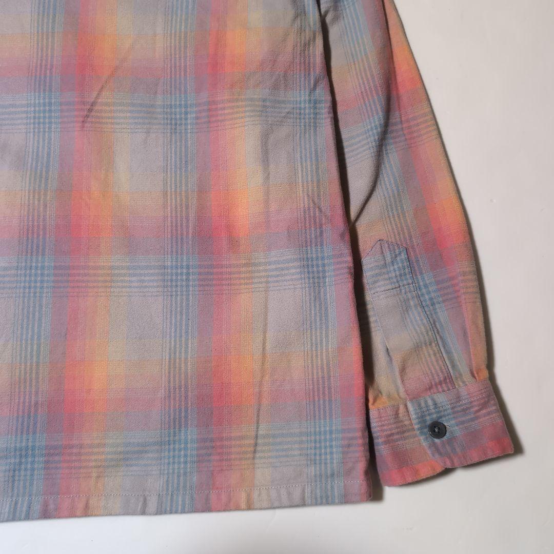 Pendleton オンブレチェック ネルシャツ M（実寸L程度）