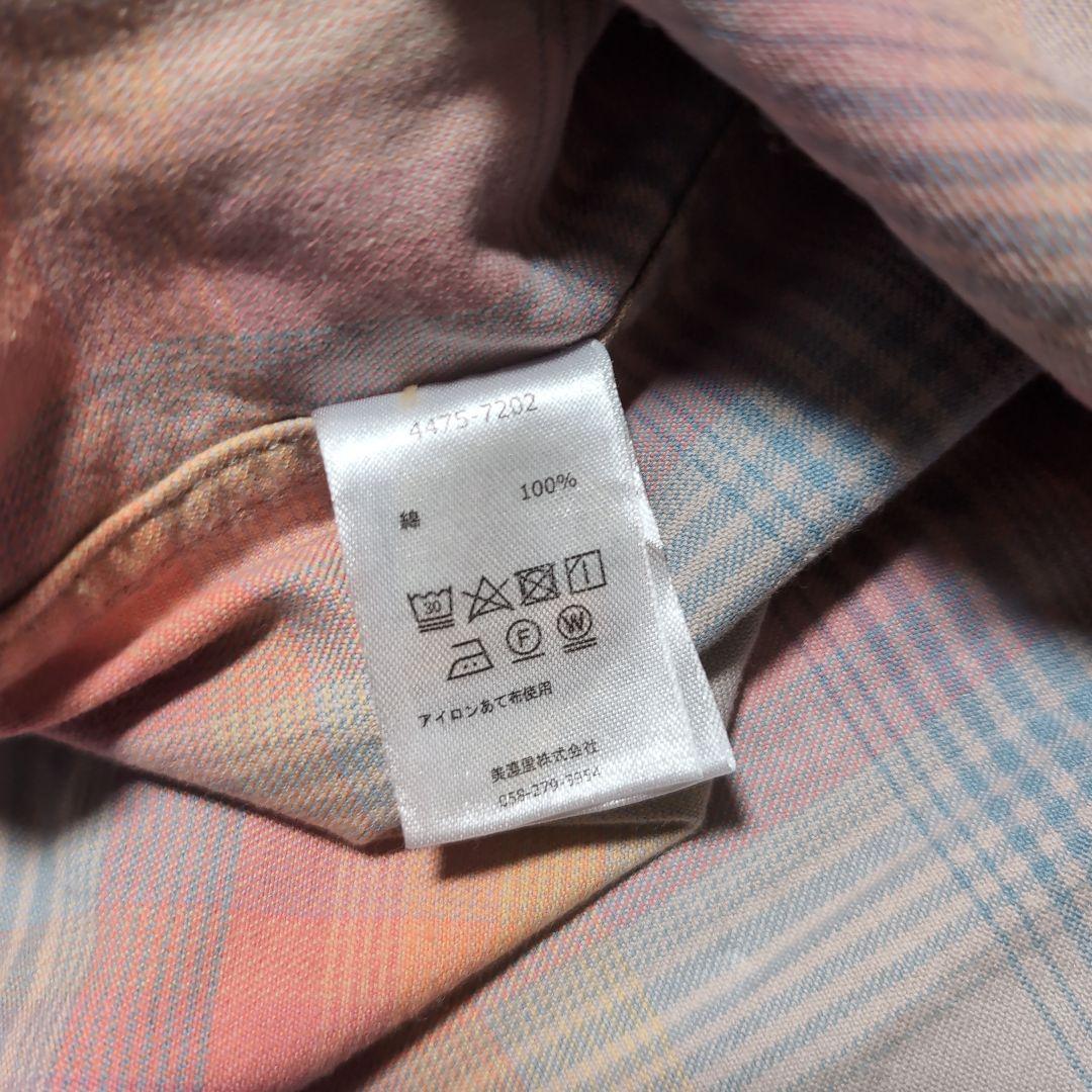 Pendleton オンブレチェック ネルシャツ M（実寸L程度）